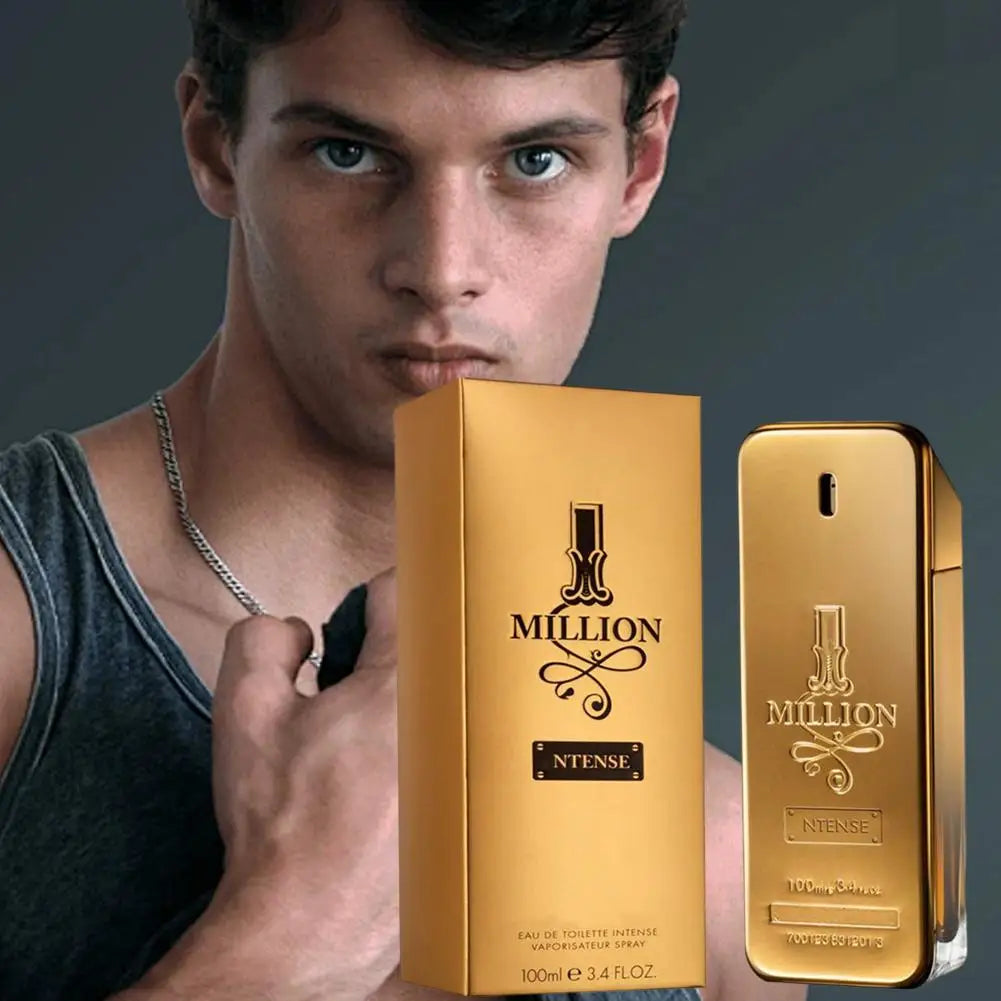 50/100ml Perfume Golden Million Gold Brick Extrait - Men's Long-Lasting Woody Perfume Men's Perfume Pray Fragrance