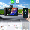 Jansite 7" Car DVR 2.5K Dash cam Wireless Carplay Android Auto Front and Rear Camera Dashboard Driving Recorder Dual Lens Wifi