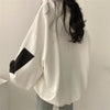 Spring Autumn Women Hoodies Fashion Letter Printed Female Oversized Sweatshirts Long Sleeve Ladies Casual Hooded Pullover Tops
