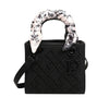 Small And Niche High-End Daifei Handbag For Women 2024 Fashionable New Diamond Grid Handbag, Single Shoulder Crossbody Bag, Chri
