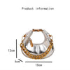 2024 Autumn Winter Mini Crossbody Bags For Women Luxury Half Moon Handbags For Ladies Purse Handle Bags Female Small Bag