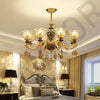 Chandelier Living Room Grand Luxury Crystal Lamp Dining Room Bedroom Decoration French Retro Chandelier Lighting Fixtures