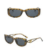 New Small Frame Cat Eye Sunglasses Women Personality Hollow Triangle Sun Glasses Men Trendy Retro Oval Gafas De Sol Mujer