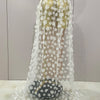 Sexy Mesh See Through Flowers Backless Long Dress 2025 Women Elegant Party Wedding Celebrate Evening Gown Prom Hotwife Outfit