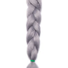 S-noilite Box Braiding Hair Pre Stretched Ombre Jumbo Braids Synthetic Braiding Hair Red Pink Blue Gray 24 Inch Hair Extensions