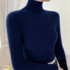 Women Turtleneck Basics Cashmere Sweater Autumn Winter Pullover 100% Merino Wool Knitwear Female Soft Slim Knitting New Top