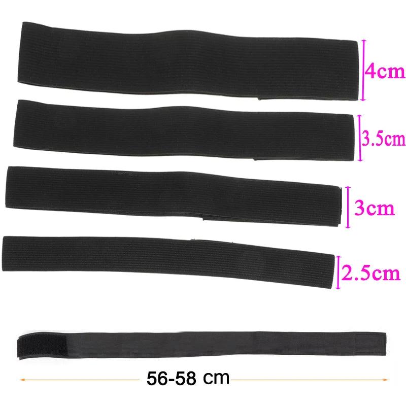 Elastic Band For Wig 10Pcs Babys Hair Edges Wrap Wig Band Lace Melting Band Adjustable Lace Wig Melt Bands Wig Accessories