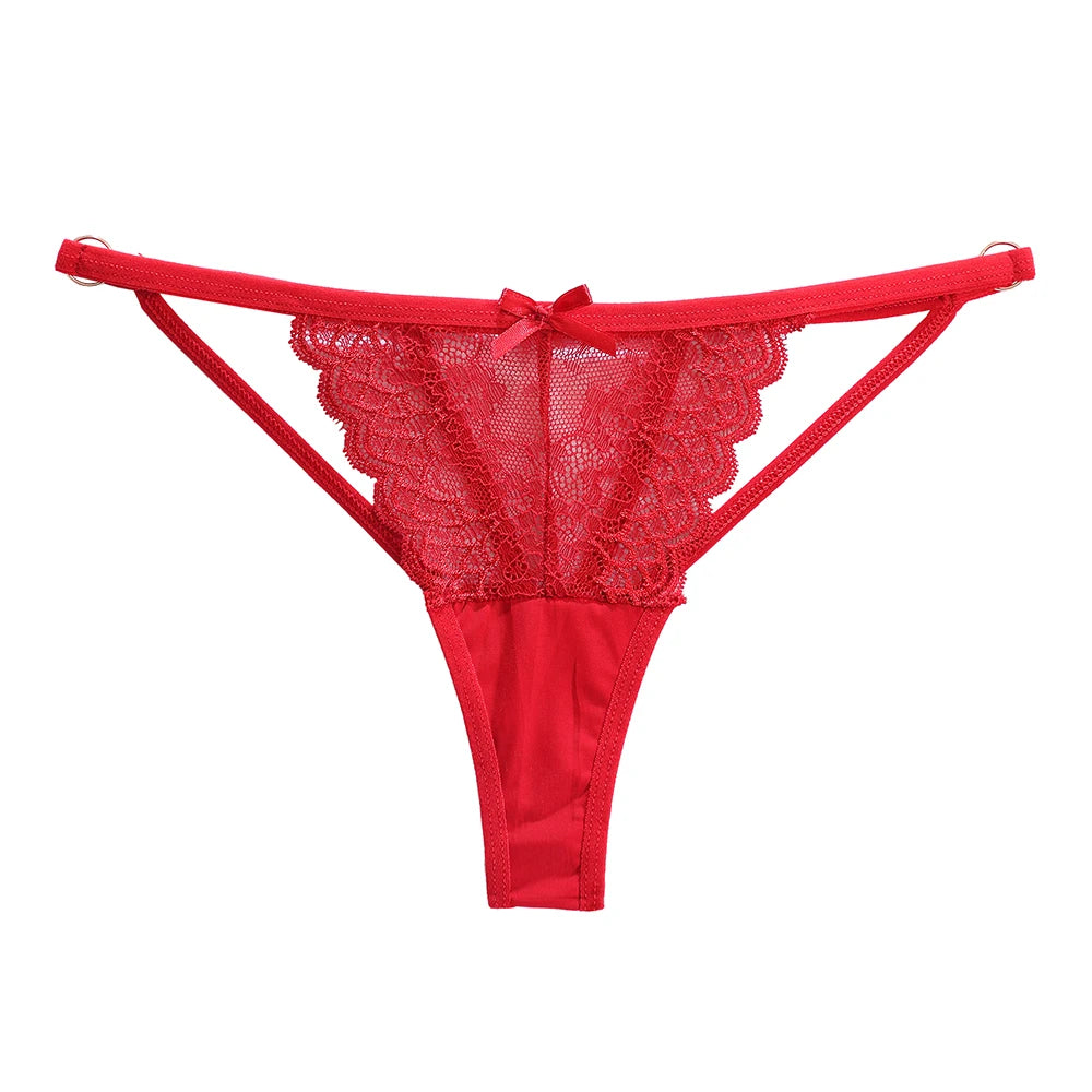 Sexy Lace Panties Women Low-waist Underwear Thong Ladies Lingerie Temptation Intimates Seamless Femlae Lingerie