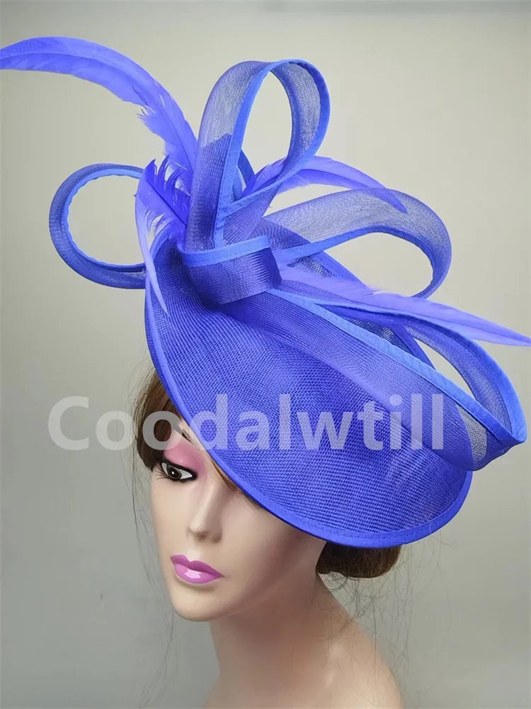 Mesh Fascinator Headpiece Women Formal Event Derby Headpiece Ladies Eleagnt Mariage Millinery Cap Fashion Wedding Fascinator Hat