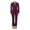 Customized 2 Piece Women Sets Plus Size Dashiki African New Arrival Matching Two Pieces Sets Blazer Coat Top Pants Suits Outfits