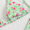 Bikini Women Swimsuit 2025 New Solid Print Sling Bikinis Set Sexy Thong Swimwear Summer Two Piece Beachwear Bathing Suit Female