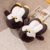 Funny Fuzzy Penguin Slippers Girls Novelty Indoor Shoes Women Soft Furry Slippers Female Plush Home Shoes Animal Flip Flops