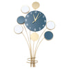 Large Wall Clock Without Drilling Battery Operated Silent, Hot Air Balloon Decor, Simple Clock