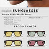 2024 Luxury Brand Sunglasses Men Top Quality SDEVOTO Handmade Square Vintage Acetate UV400 Fashion Women Protection SUN GLASSES