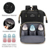Fashion Mommy Backpack Multifunction Foldable Baby Bed Bags Large Capacity Portable Milk Bottle Diaper Double Shoulder Mom's Bag