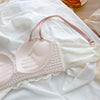 Lace Floral Sexy Lingerie Adjustable Push Up Bras Comfortable Wireless Bralette Intimates Underwear Brassiere Women