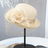 Flower Fascinators Races Hats For Women Elegant Banquet Fascinator Hat Girls Ladies Formal Wedding Dress Fedora Hats
