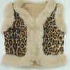CM.YAYA Women's Set Sleeveless Fur Leopard Sequined V-neck Wool Vest and Pant Suits 2024 Street Two 2 Piece Set Outfit Tracksuit