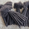 6 Inches Dreadlock Extensions Human Hair 0.6cm Width Full Handmade Loc Extensions Crochet Hair Human Hair for Man Women
