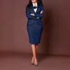 BWQ Women's Set Full Sleeve Button Blazer + Skirts Suit 2025 Winter Casual Streetwear Two 2 Piece Set Africa OL Work Outfits