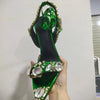2024 Luxury Rhinestone Pointed Sandals Prom Super High Heel Sandals Slim Heel Dress Show Sandals Oversized 34-43 Women's Shoes