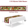 Christmas Table Runner Merry Christmas Decoration for Home Table 2024 Xmas Ornament Navidad Notal Noel Happy New Year Gifts 2025