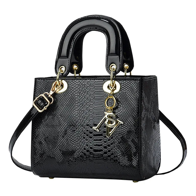 2024 High Quality Luxury Brand Designer PU Leather Shoulder Bag Women Hand Bags Crocodile Purses Ladies Messenger Handbag Totes