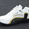 Men's PU Leather Waterproof Sneakers Casual Sports Shoes Men Lightweight Breathable Flat Non-slip Tenis Shoes Zapatillas Hombre