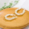 BF CLUB 925 Sterling Silver Sparckling Earrings For Women Trendy Earring Jewelry Prevent Allergy Party Accessories Gift