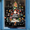 Santa Snowman Christmas Window Stickers Wall Decals New Year 2025 Christmas Home Decor Merry Christmas Xmas Decorations Gifts