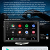 7" Screen Car Monitor Radio Wireless Carplay Android-Auto Bluetooth FM Transmitter Touch Screen Multimedia Video Player B500W
