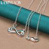 925 sterling silver lady women Valentine's Day gift creative ring necklace stud earrings fashion jewelry set wedding party nice