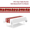 Christmas Table Runner Merry Christmas Decoration for Home Table 2024 Xmas Ornament Navidad Notal Noel Happy New Year Gifts 2025