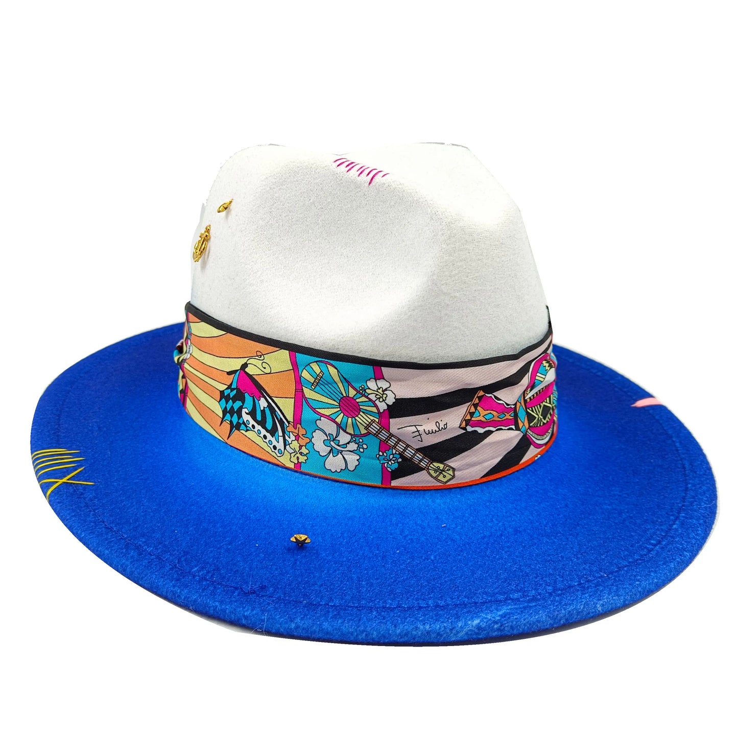 Fedora hat nubuck leather elastic webbing concave top wide brim hat for men and women autumn and winter hat  sombrero hombre