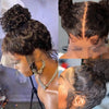 360 Lace Front Wig Human Hair Water Wave Invisi Strap Snug Fit 360 Transparent Lace Frontal Wigs Pre Cut Lace Wig Bleached Knots