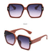 New fashion square frame sunglasses for women luxury sunglasses UV protection large frame all-match glasses(DS-8052-1)
