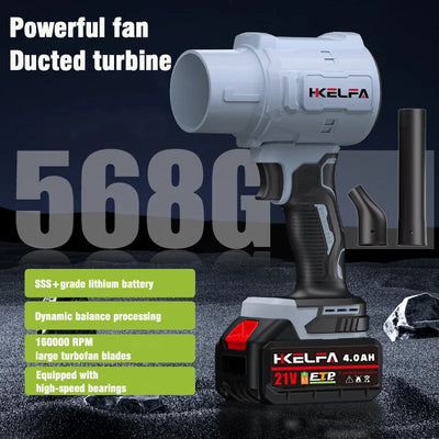 2000W  Electric Turbo Blowers 200m/s Jet Fan Portable Handheld Powerful Air Blower Violent Car Dryer Makita 18v Electric tool
