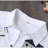 Women Cotton Embroidery Loose Long White Shirts 2025 Spring Autumn New Casual Office Lady Blouse Female Top Loose shirt