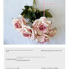 41CM 7 Forks Silk Screen Diamond Rose Artificial Flower Wedding  Living Room Decoration Road Guide Bouquet, Artificial Flower