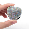 Crystal Engine Ignition Onekey Start Stop Push Button Switch Protective Cover Bling Girls Auto Accessories Car Interior Decor