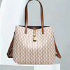 CH Premium Versatile Leather Crossbody Bag Ladies Large Capacity Daily Commuter Tote Bag Letter Print Design Ladies Fashion