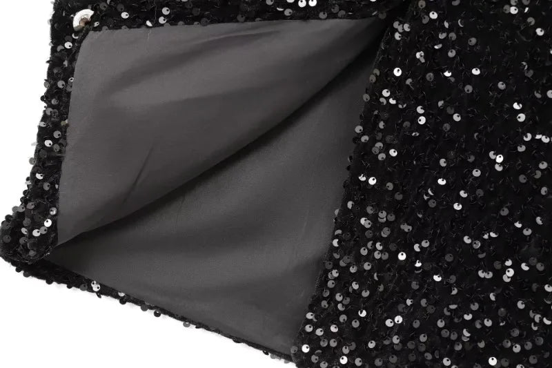 Party Club Stage Show Mini Skirts for Women Clothing Fashion Clothes Sexy Streetwear Dance Bling Sequined Hot Girls