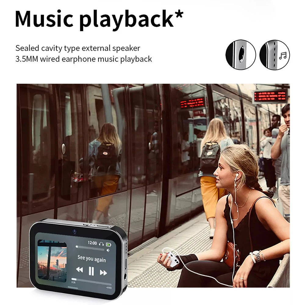 64GB D6 Digital Camera 4K HD Camera Recorder Music Player Touch Control Screen Vlogging Camera Night Vision 64MP Camcorder