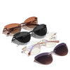 GCV Brand new Women 2 In 1 Polarized Sunglasses Anti blue light glasses butterfly frame multifunctional Medical applicability