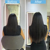 Kinky Straight Clips In Human Hair Extensions Natural Color In Brazilian 100% Remy Human Hair 120G 8Pcs/Set Full Head For Women