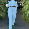 Two Piece Set Women Tracksuit Set Dashiki African Spring Summer Work Elegant Long Sleeve Top Pants Set Party Suit Matching Sets