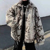 New Autumn And Winter Men's Long-Sleeved Fur Jacket American Retro Fashion Trend High Street Loose Casual Niche Men's Tops 2025