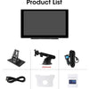Srunbi 9 Inch Carplay MP5 Portable Smart Player Monitor Wireless Android Auto&Carplay Dual Bluetooth Music AUX USB BT 5.0 IPS