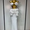 Women Sexy Camisole Floral Bandage Long Skirts 2-Piece Set 2025 Celebrity Elegant Party Cocktail Prom Gown Nightclub Outfit