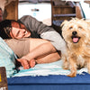 WESTTUNE Memory Foam Mattress CertiPUR-US Portable Roll Up Cot Bed for Home Camping Sleeping Pad Car Mat with Travel Bag